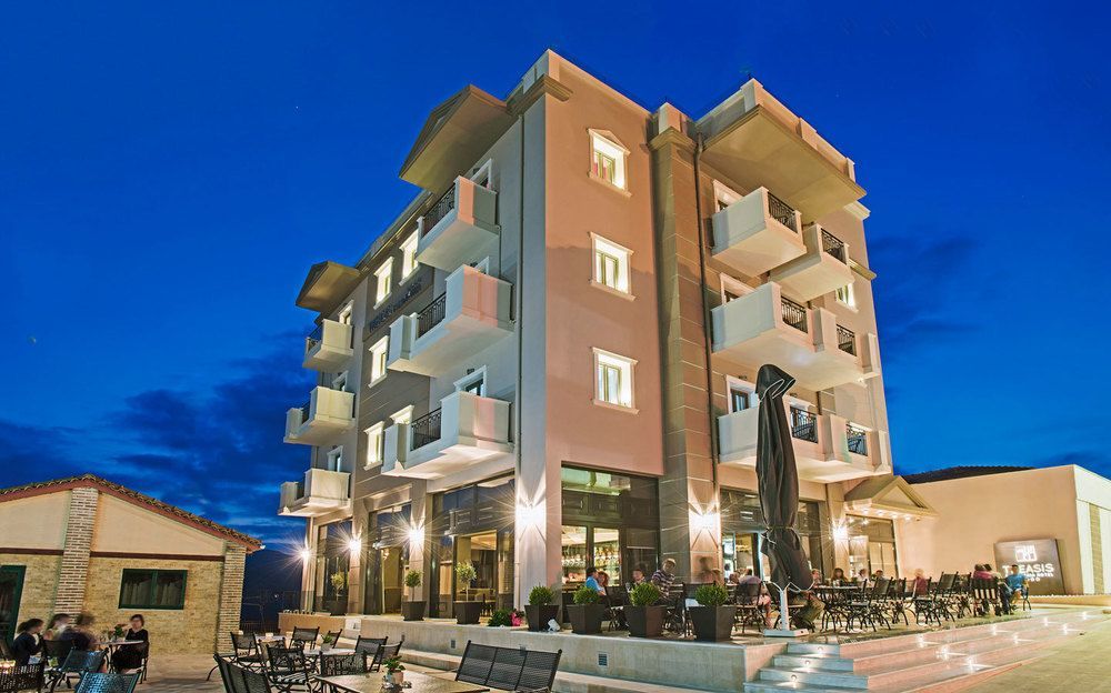 Theasis Hotel Paramythia Bagian luar foto